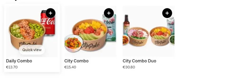 City Poke City Combos Menú Precios