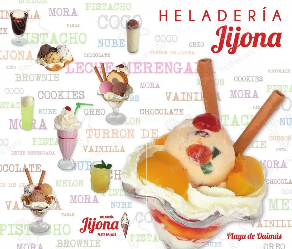 Heladeria Jijona Tartas Menú Precios