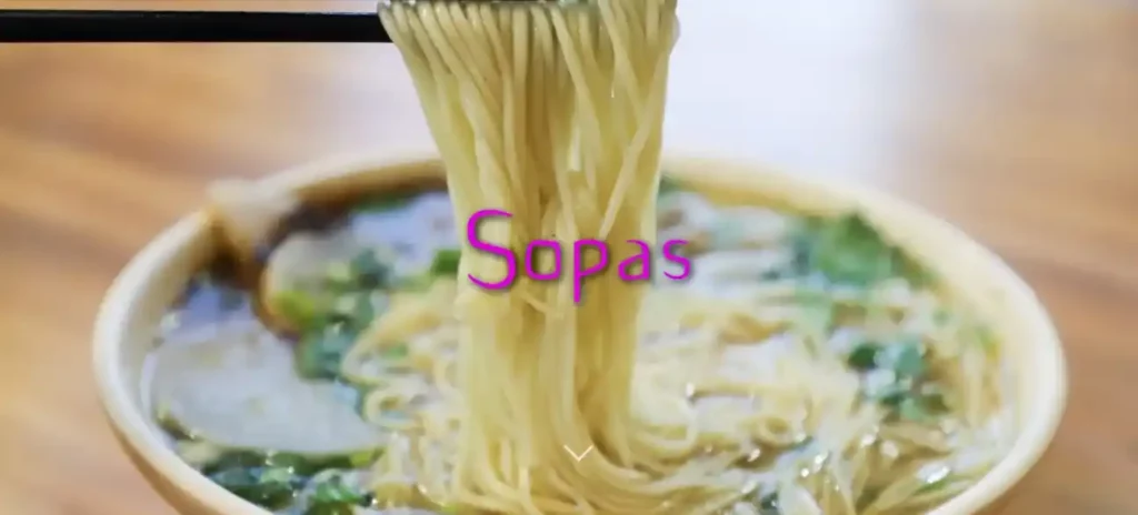 La Gran Muralla Sopas Precio de Menú