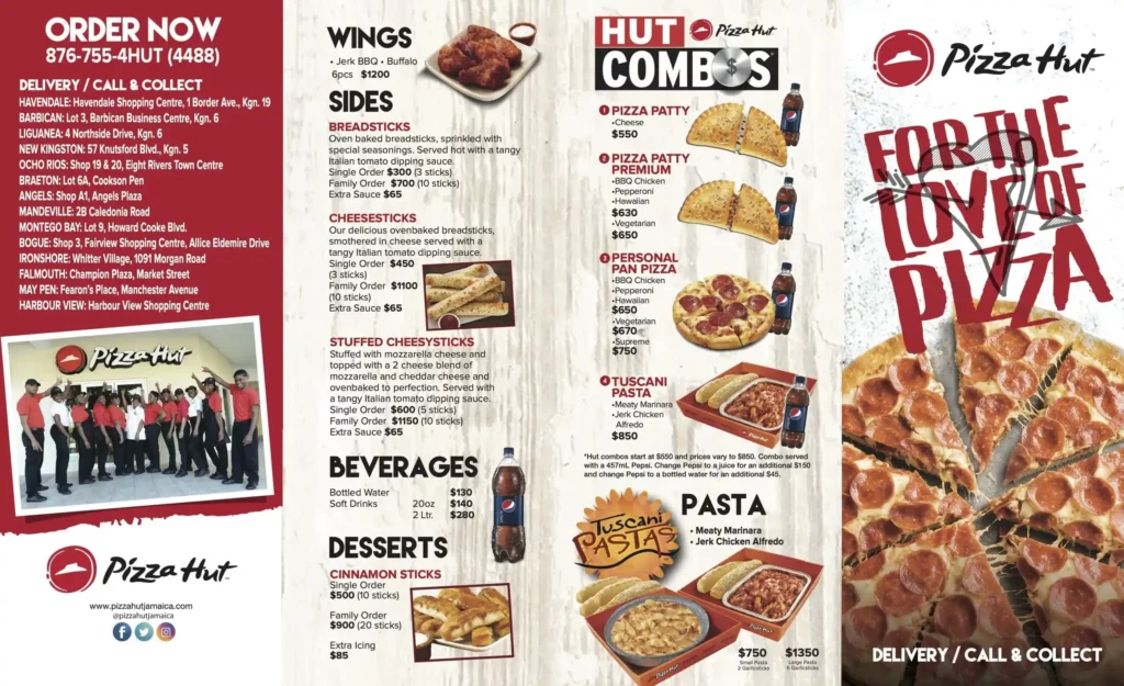 Pizza Hut  Lo más vendido Menú Precios