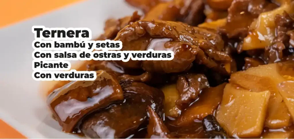 Wok Express Ternera Menú Precio